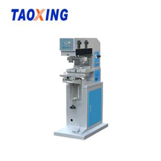 Enkele kleur 2 hoofden inktkoker Tampondrukmachine