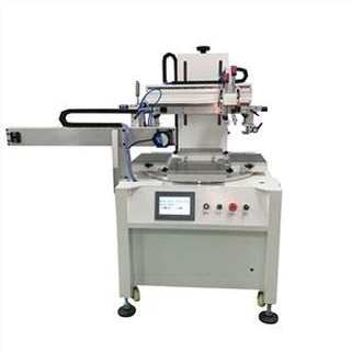 Drukmachine voor draaitafelschermen